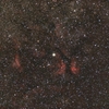 はくちょう座のガンマ星「サドル」周辺の散光星雲を初めて撮ってみた