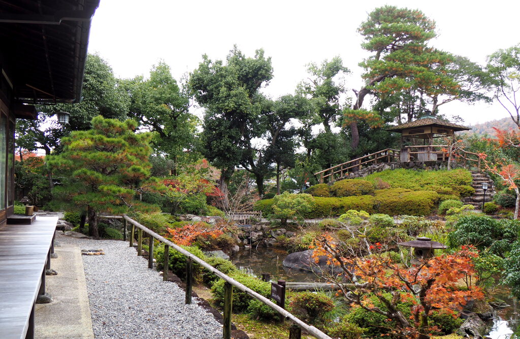 晩秋の庭園１