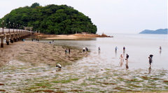 潮干狩り②