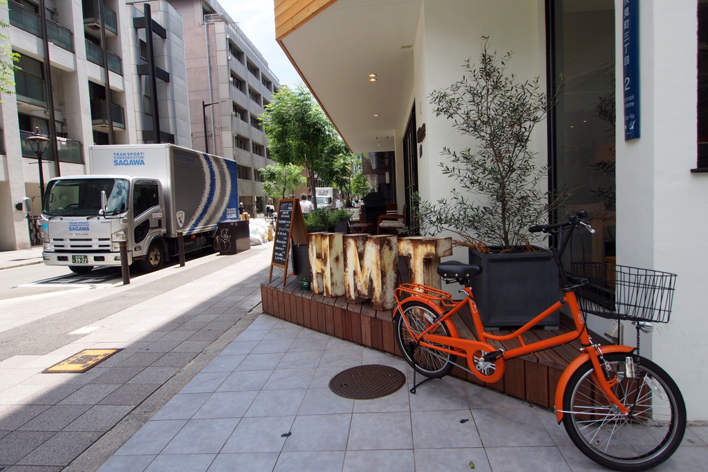 自転車のある風景