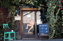 お店のドアにも♪