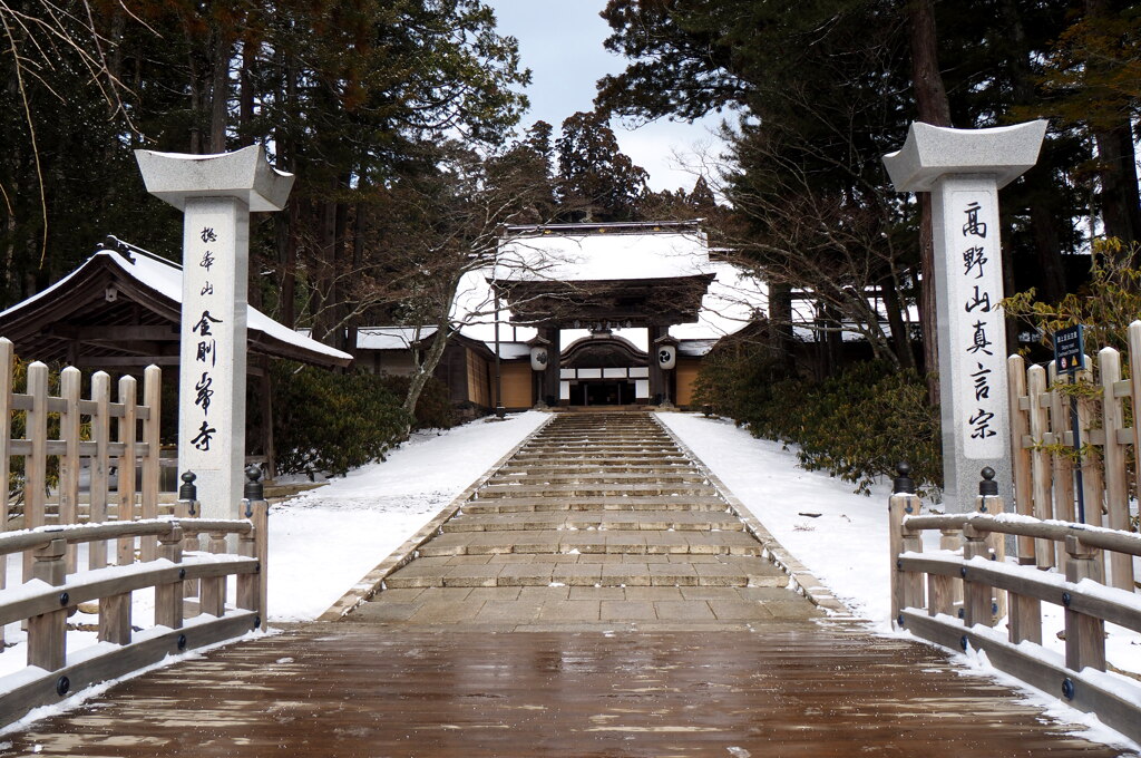 高野山雪景色④