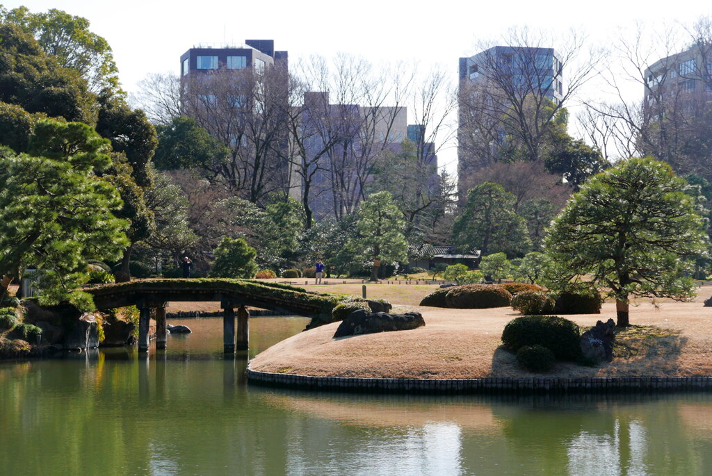 街中の庭園
