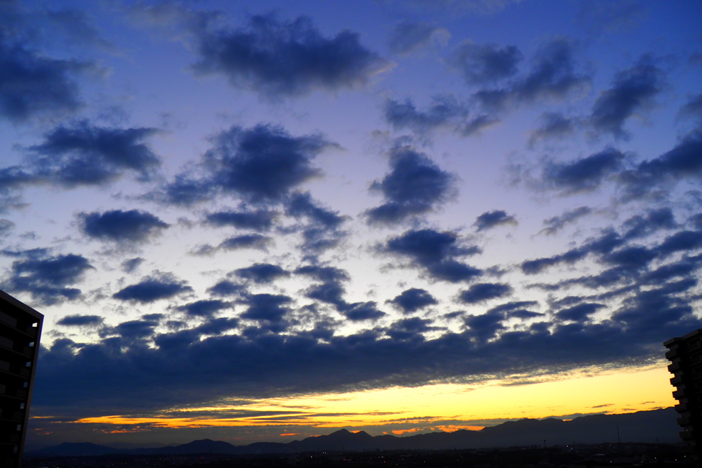 今朝の空