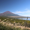 秋空と富士山