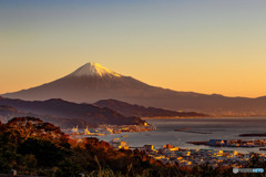 朝焼けの富士山（再編集）