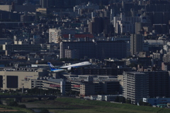 街と飛行機