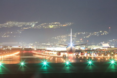 夜の千里川