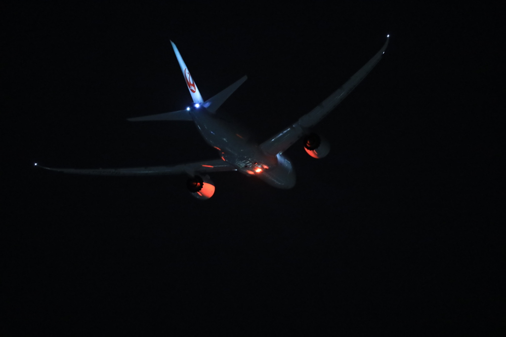 夜のB787