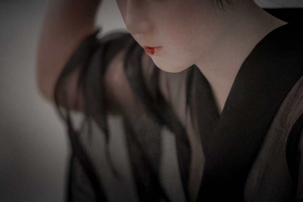 男の視線