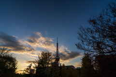 夕焼け前