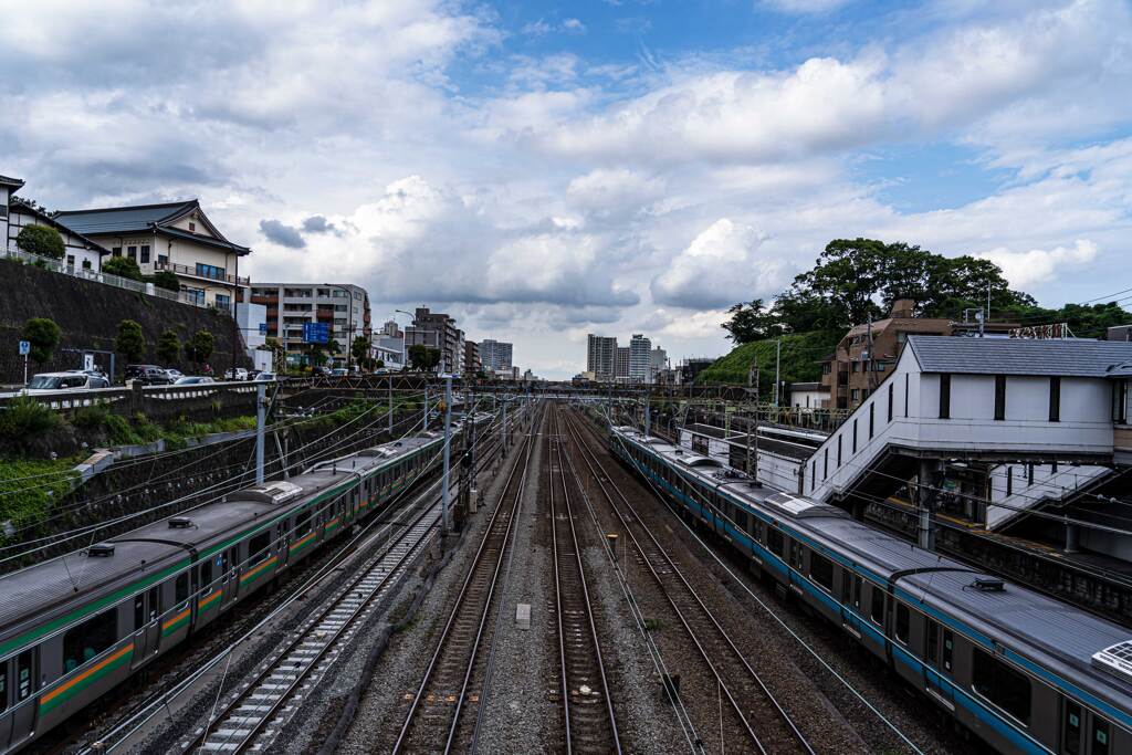 線路は続くよ～　どこまでも～♬