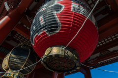 雷門提灯　右から