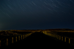 サロマ湖「ワッカ原生花園」にて