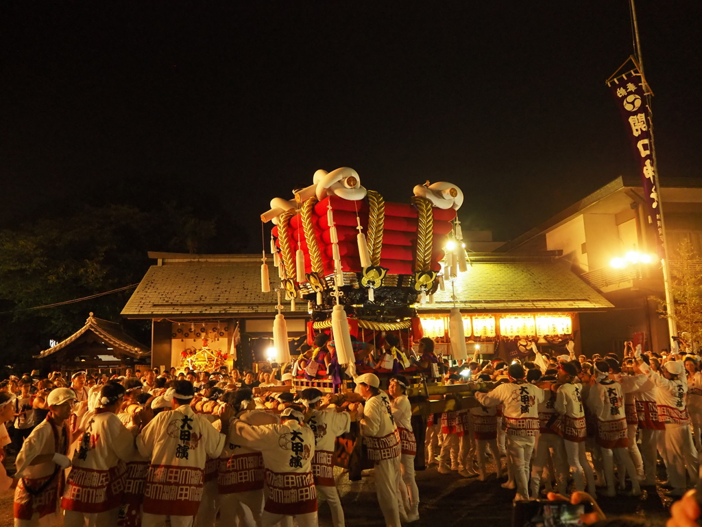 開口神社　八朔祭り　1