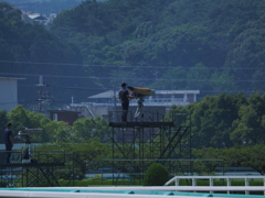 TVカメラ in 競馬