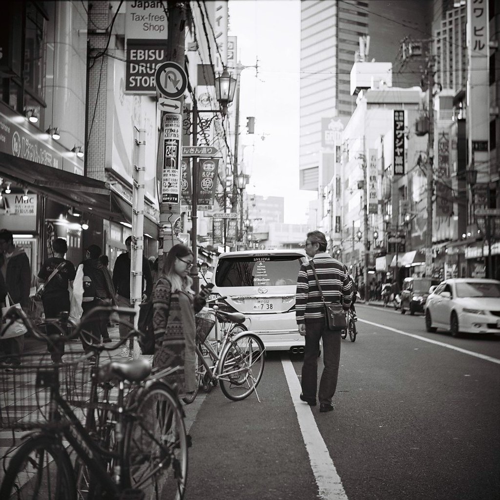 日本橋の路上