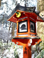 葛木神社の灯篭