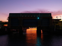 安治川の水門