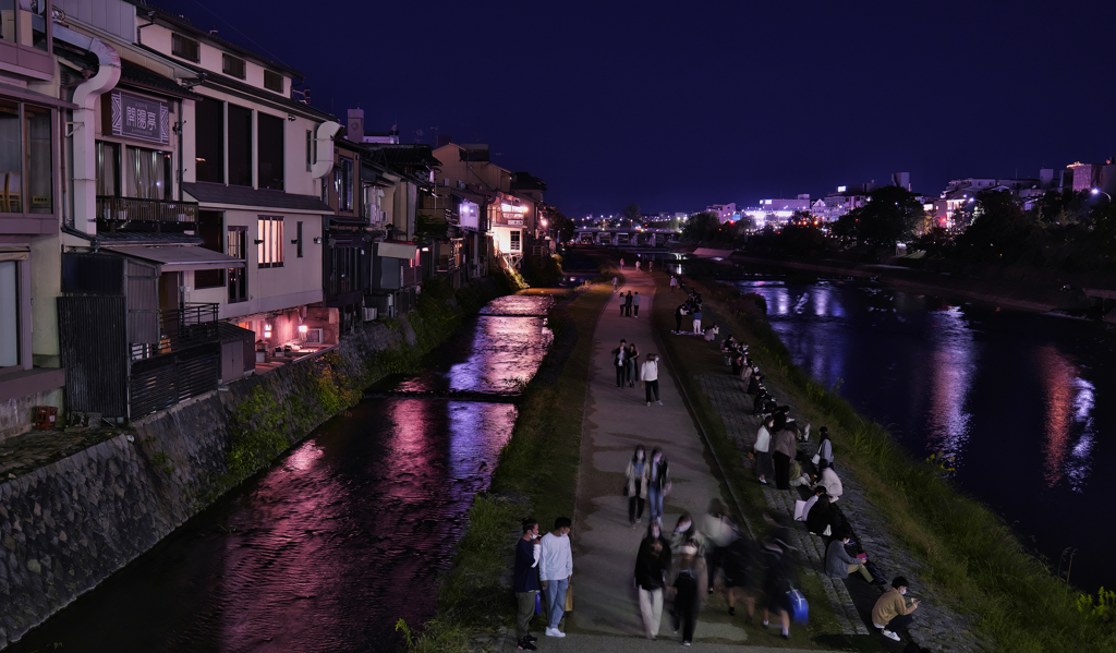 夜の鴨川