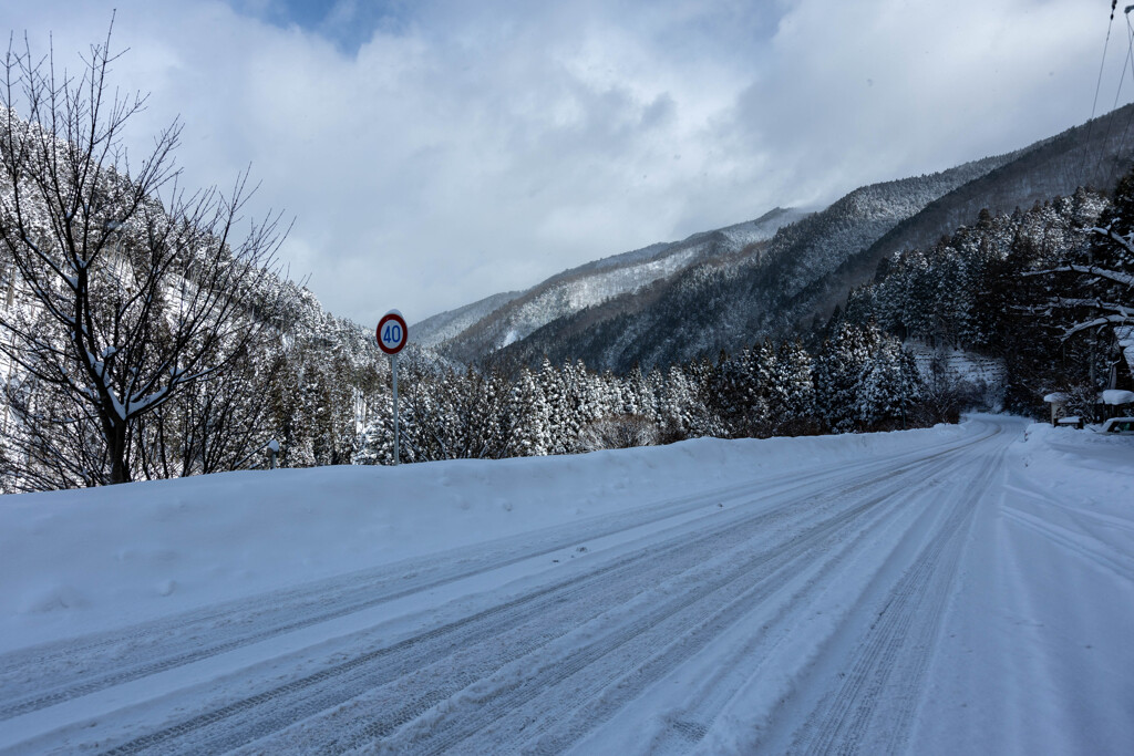 鯖街道の大雪（2）花折峠