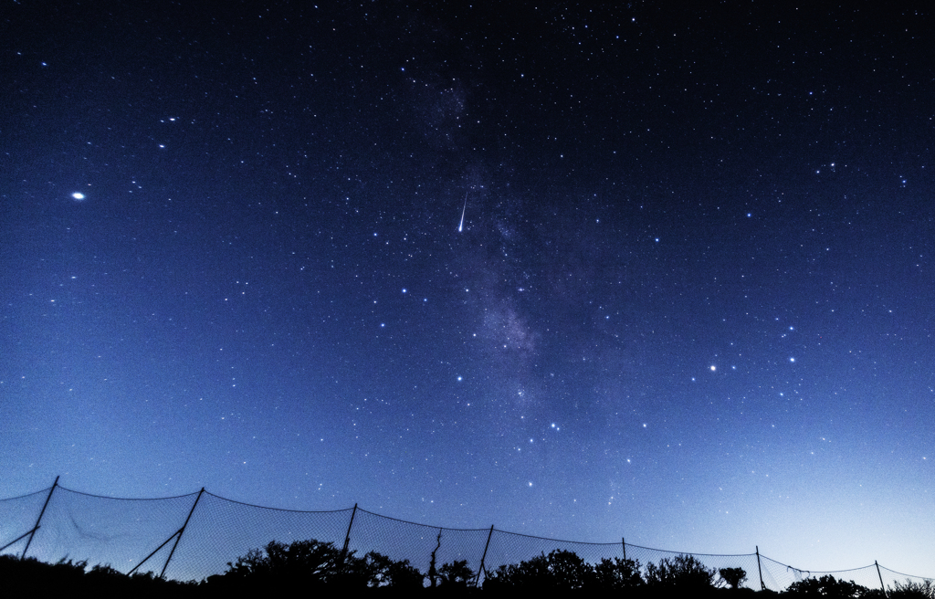 Shiga at night 伊吹山頂