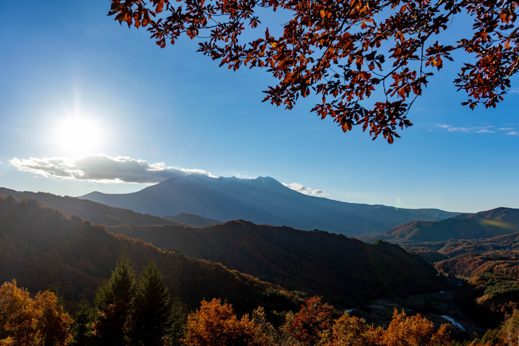 晩秋の九蔵峠