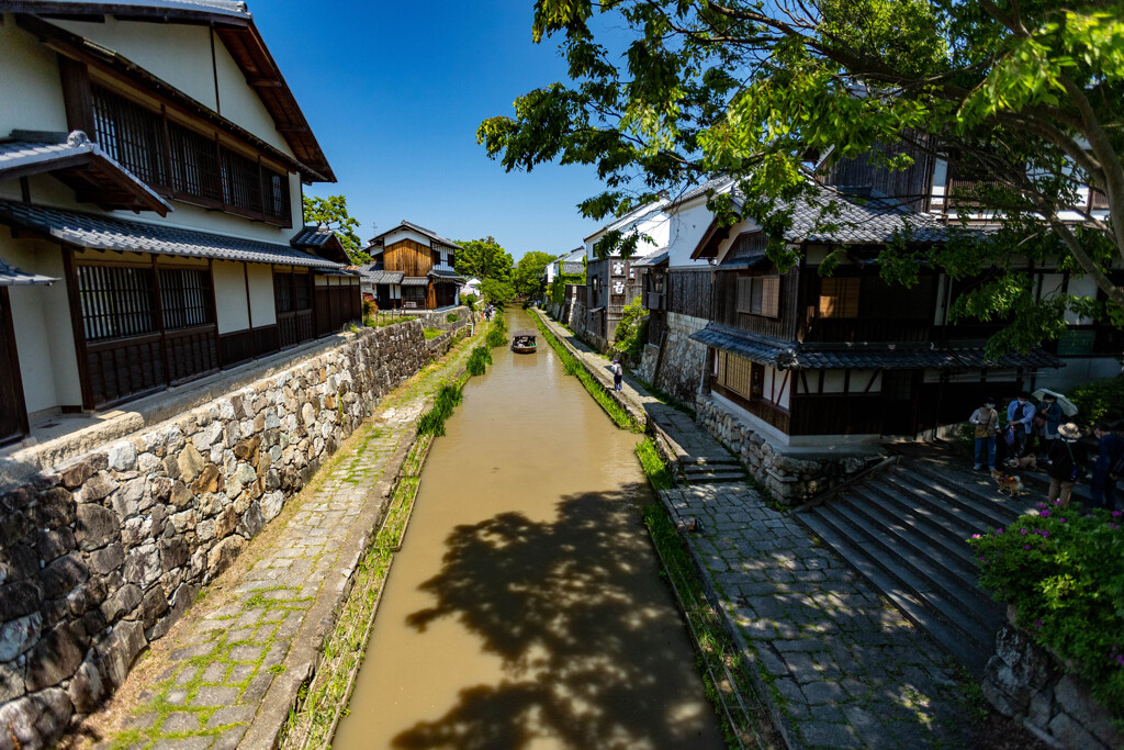 休日の八幡堀