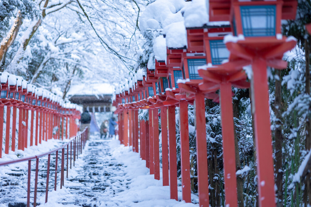 元日の雪〈貴船3〉