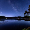 Shiga at night 余呉湖の天の川