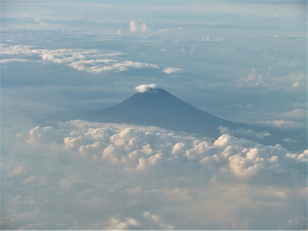 エンルートで見た富士山