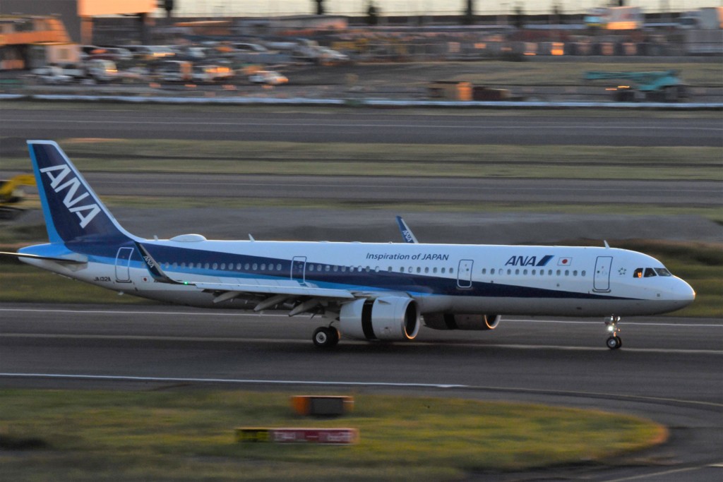 HND A321（娘と撮影練習）２