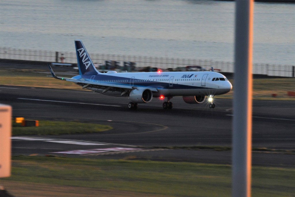 HND A321（娘と撮影練習）１