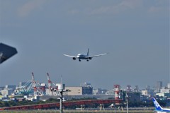 B787　RWY22