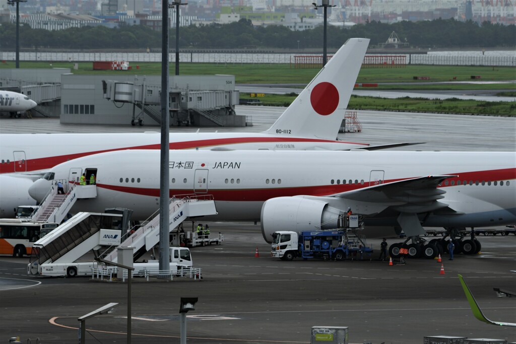 政府専用機を撮るはずが･･･32（撮った編）