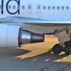 HND撮影17（JAL・B767One-World足元）