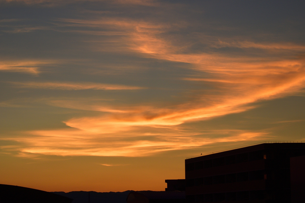 小牧での夕景 (2)