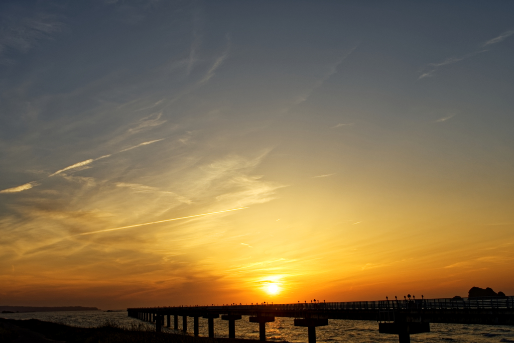 旅先での夕景（1/3）