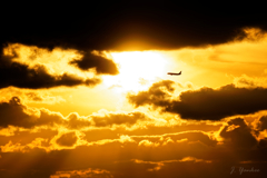太陽と飛行機