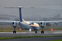 黄昏の空に向けて