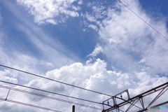 梅雨の合間の青空