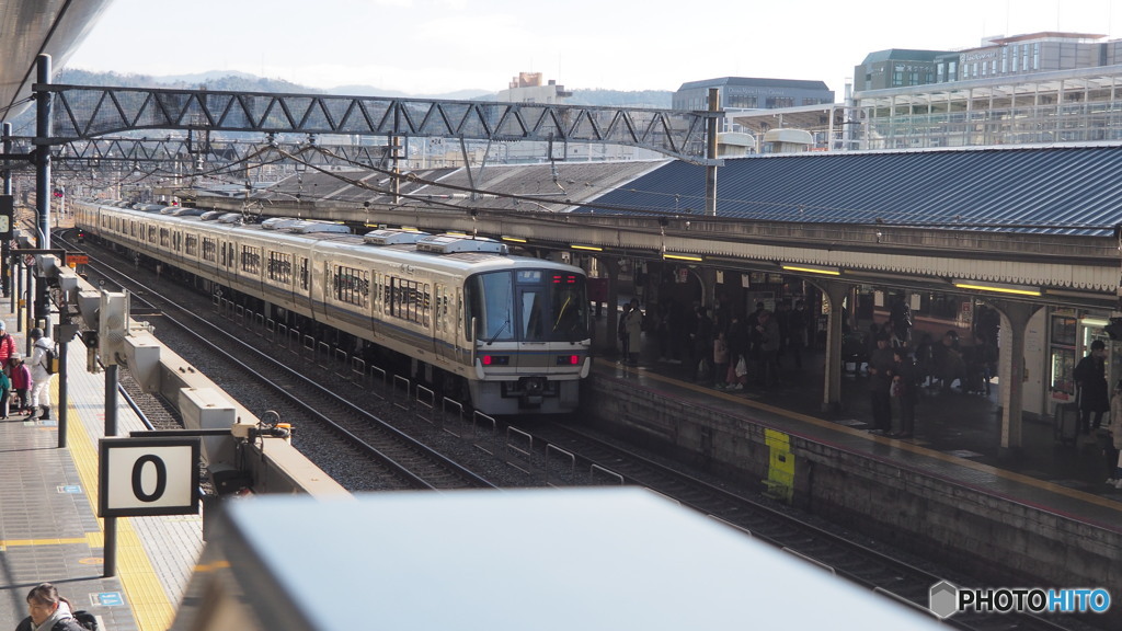 221系俯瞰@京都駅