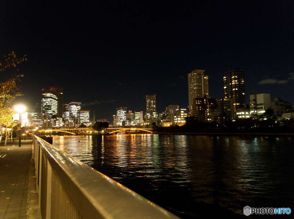 夜景@天満橋2