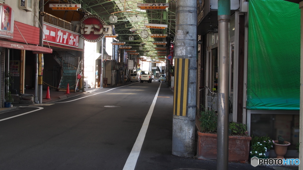 寂れた…