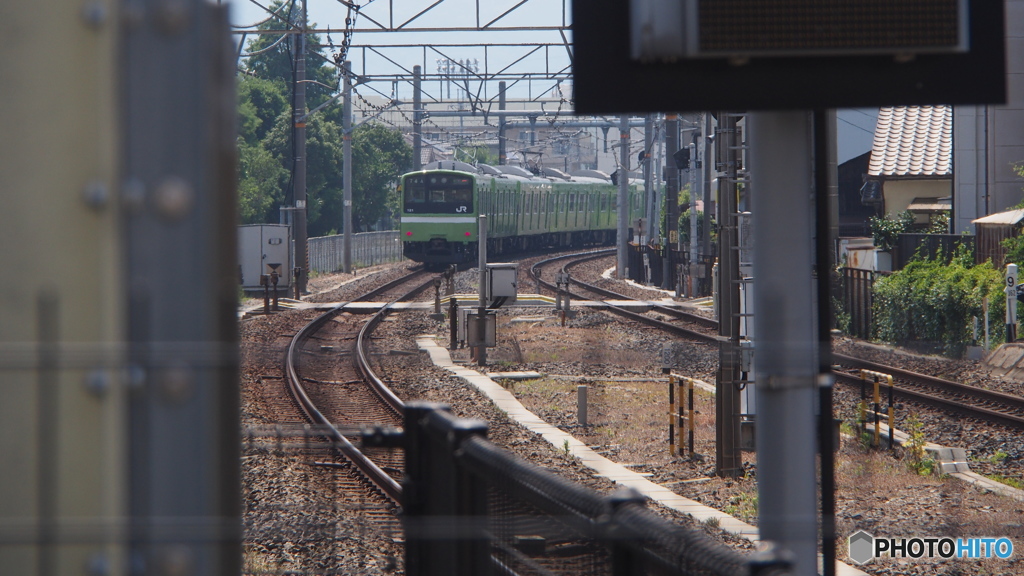 八尾駅王寺方面を臨む