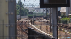 八尾駅王寺方面を臨む