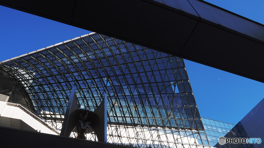 京都駅ビル造形美1