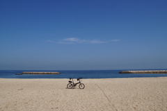 MY自転車と空と海