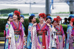 原宿表参道元氣祭スーパーよさこい2019③・チーム5-2