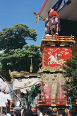 魚河岸水神社加茂能人形山車